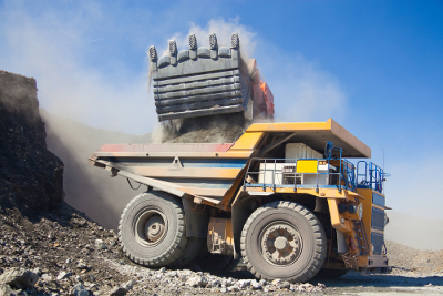 Mine  ciel ouvert avec rpteur TETRA